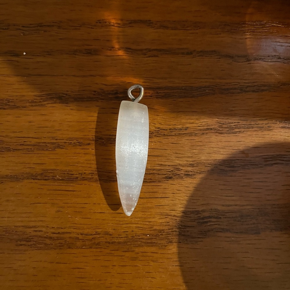 Selenite Crystal Pendant
